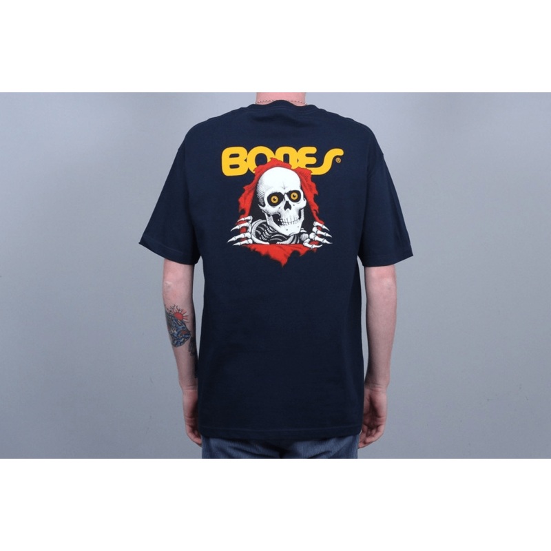 Powell Ripper T-Shirt Navy Small