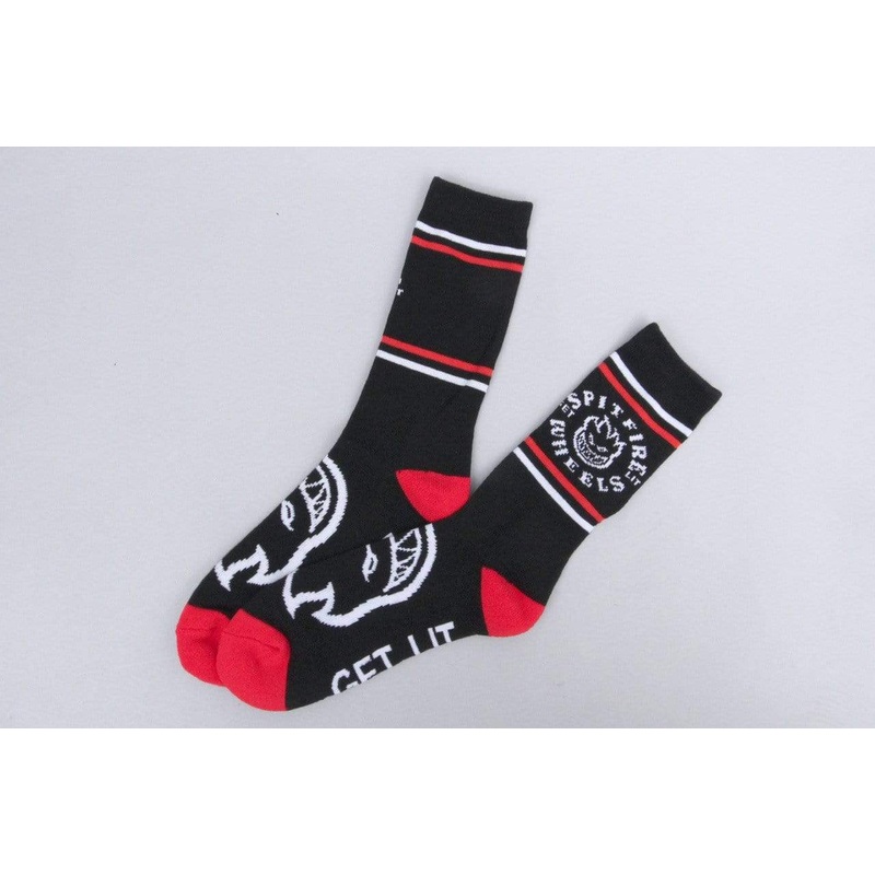 Spitfire Classic Bighead Socks Black / White / Red
