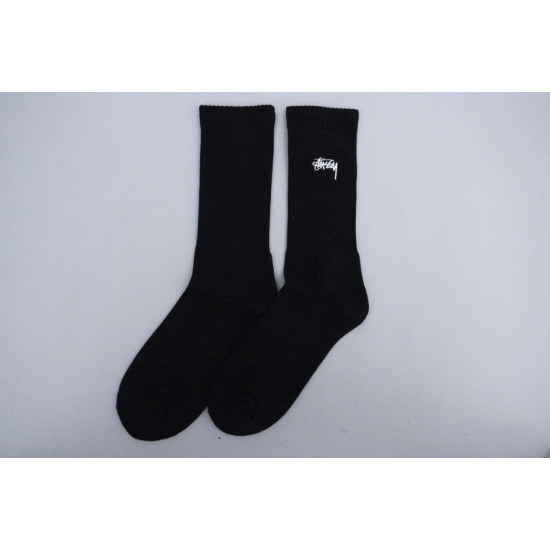 Stussy Stock Crew Socks Black / Black