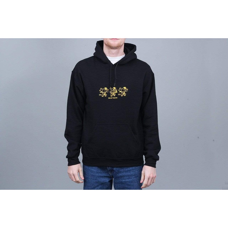 Blast Skates Ragin Mascot Hood Black Small