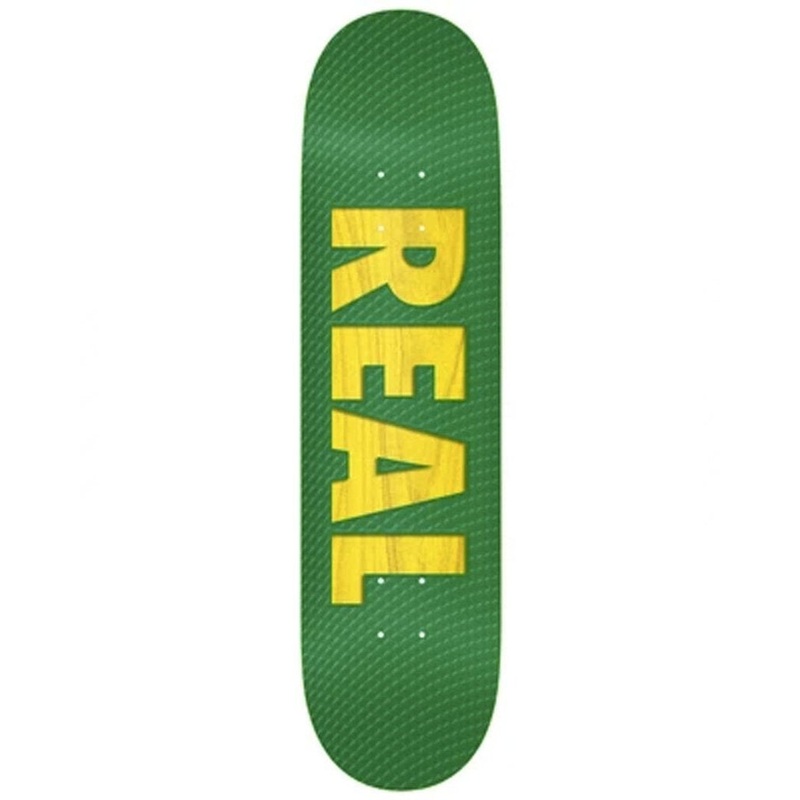 Real Bold Team Series Green Skateboard Deck – 8.38″