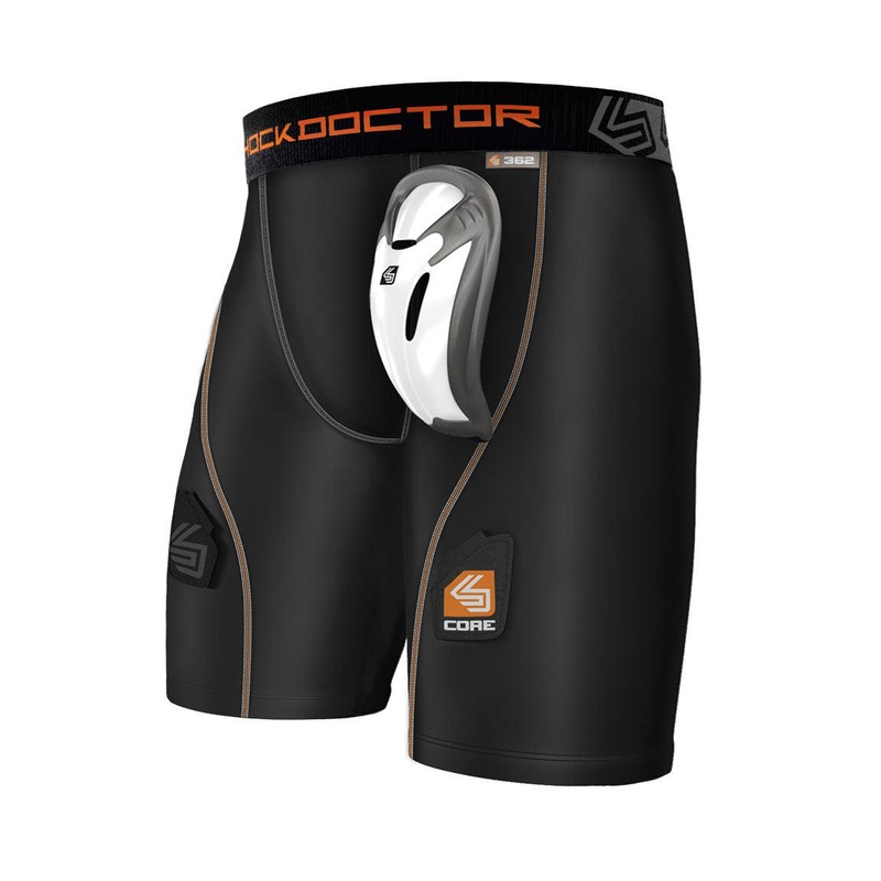 Core Hockey Short with Bio-Flex Cup Youth L Black