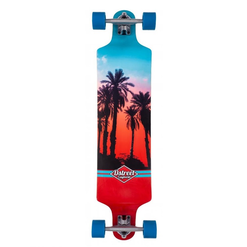 D Street Drop Down Hawaiian Longboard – 39.5″