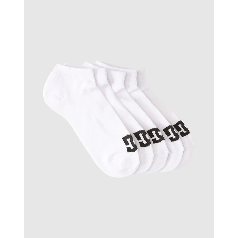 DC Ankle Socks 5 Pack – Snow White OSFM
