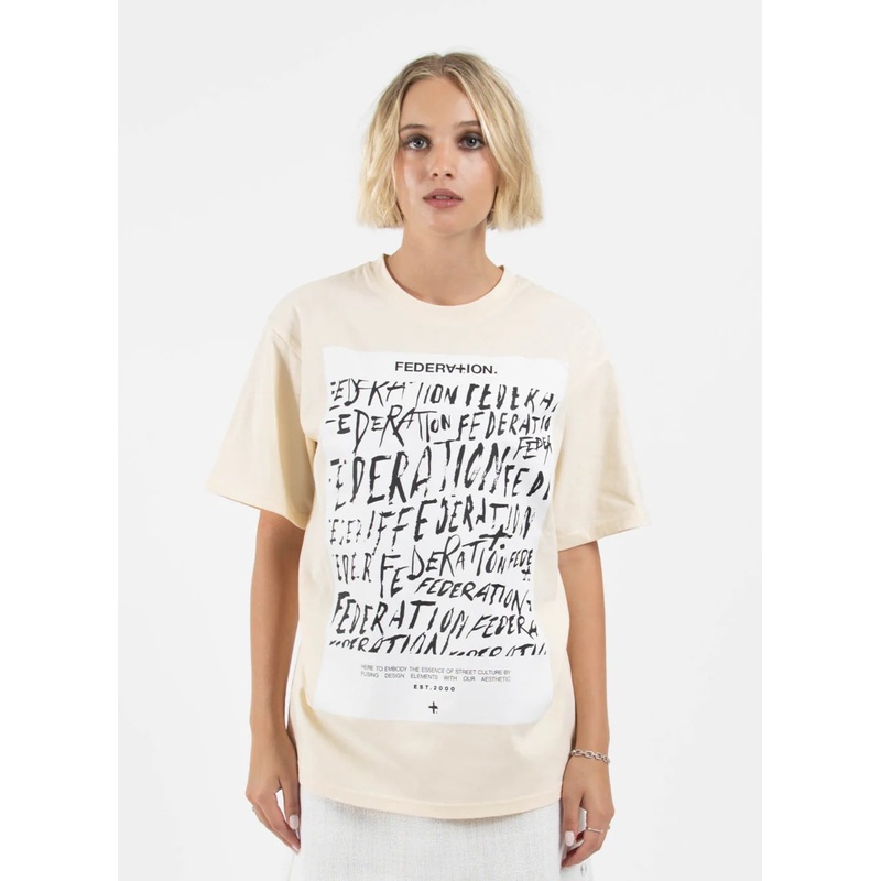 Federation Our Tee – The Daily – Bone XS