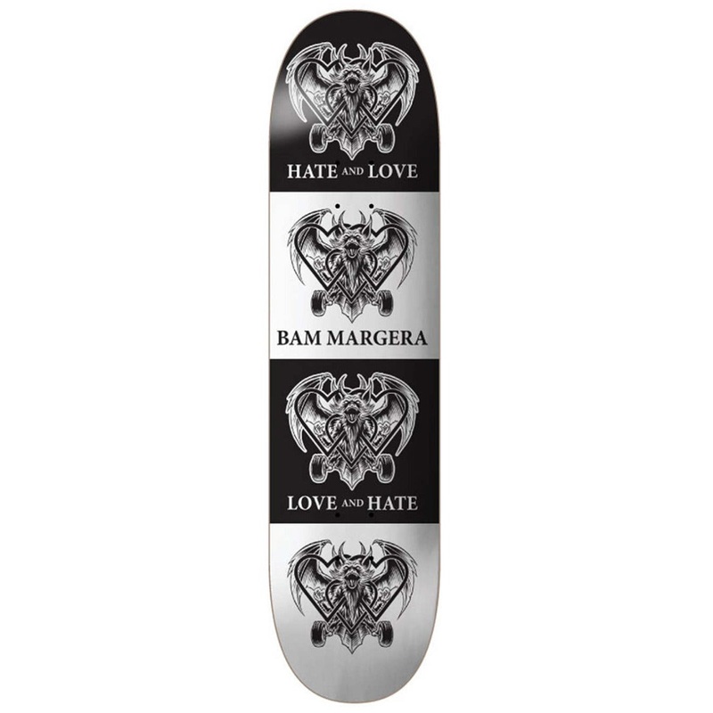 Heart Supply Bam Margera Love and Hate Deck – 8.0″