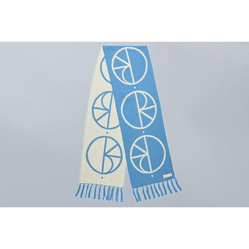 Polar Stroke Logo Scarf Pool Blue
