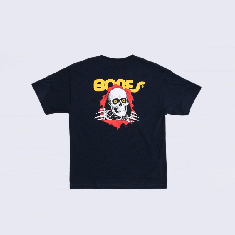 Powell Peralta Ripper Youth T-Shirt Navy Small