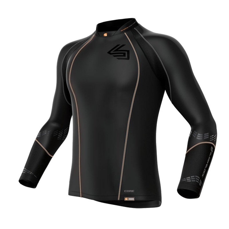 Core Compression Hockey Shirt Youth L Black