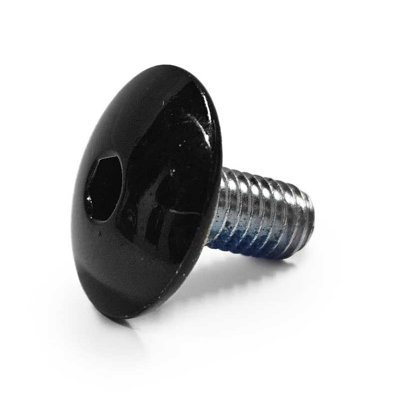 Cuff bolts HC Evo/Tau black M6 pcs