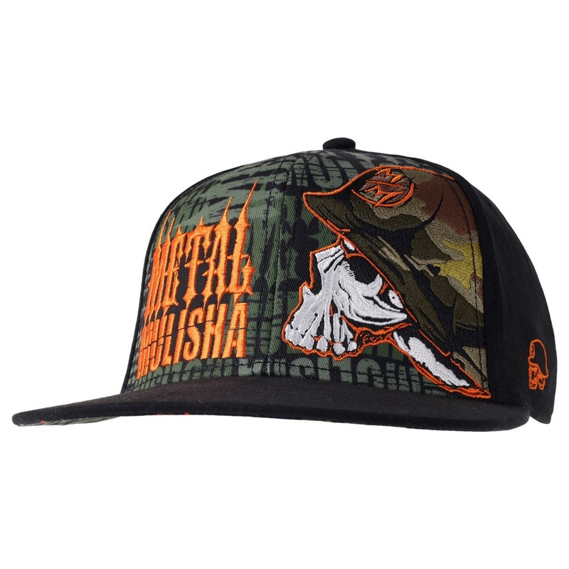 Metal Mulisha Bunker Flex Hat BLACK RED S/M