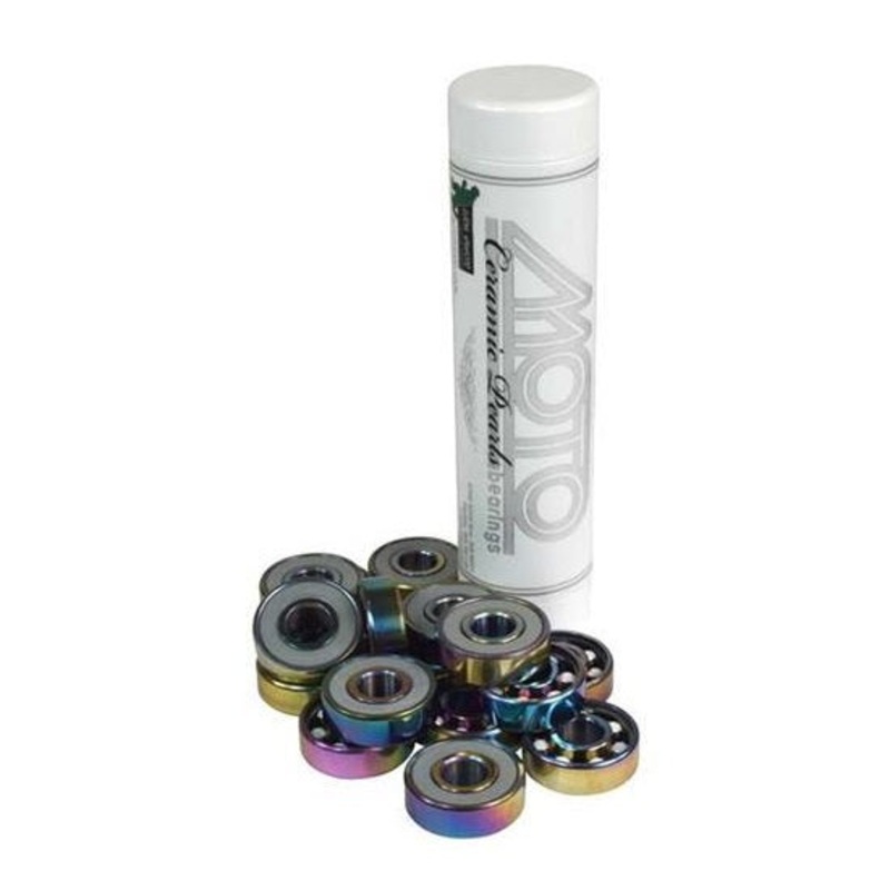 Moto Ceramic Pearl Bearings – Set of 16