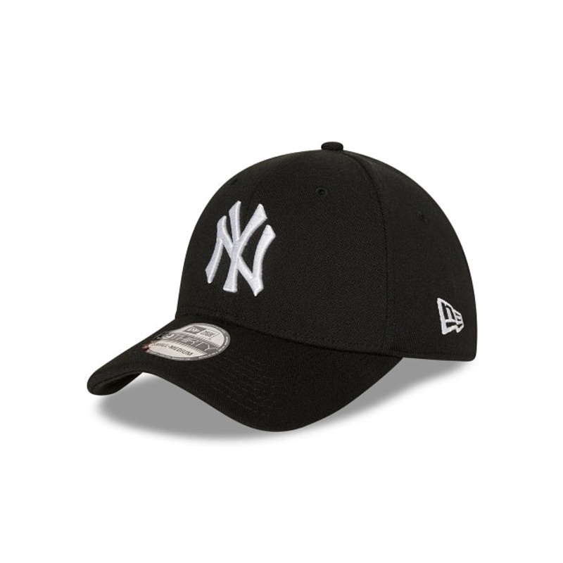 New Era New York Yankees Black 39THIRTY Stretch Fit S/M