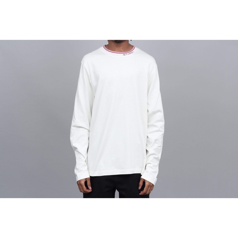 Stussy Michael Longsleeve Crew Natural Small