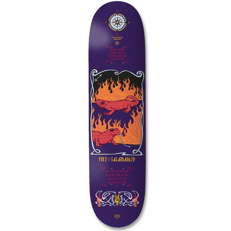Drawing Boards Salamander Skateboard Deck – 8.25″