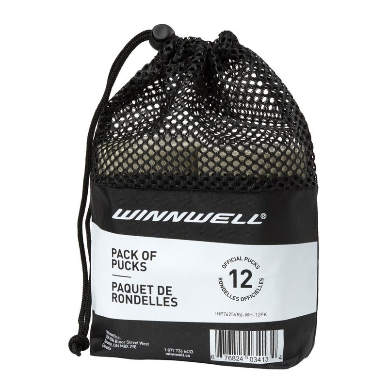 Hockey Ice Puck (12 Pack) – Plain White