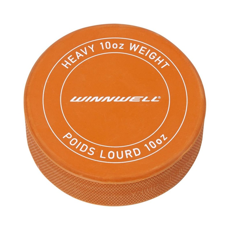 Ice Hockey Puck – Orange Printed