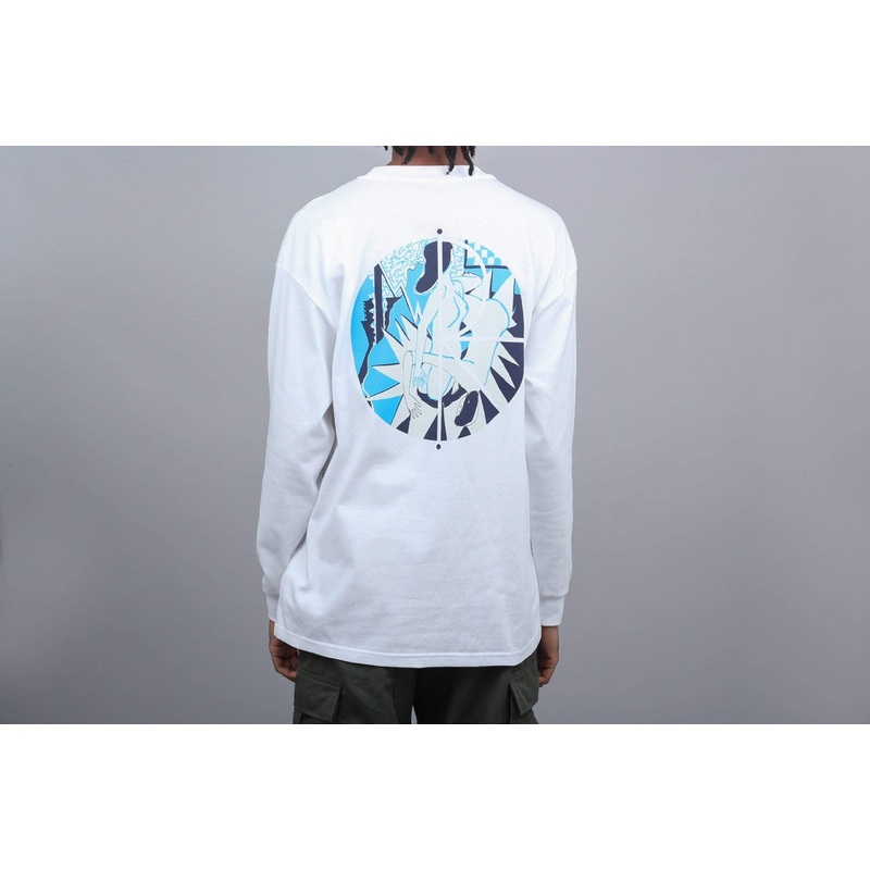 Polar 69 Fill Logo Longsleeve T-Shirt White Small