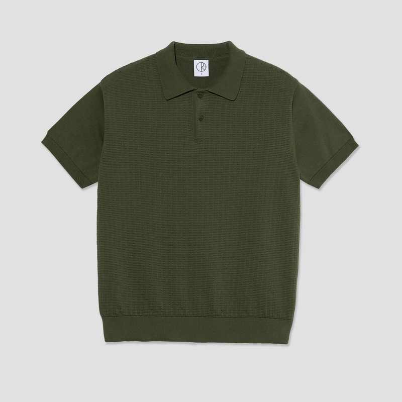 Polar Miles Polo Shirt Dark Olive Small