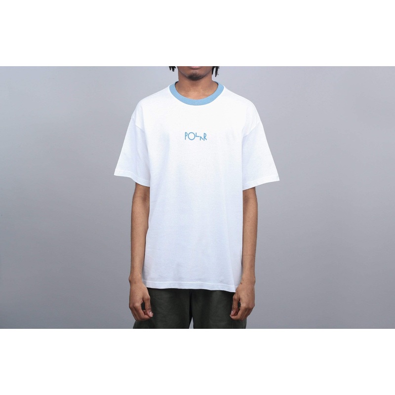 Polar Offside T-Shirt White / Grey Blue Small