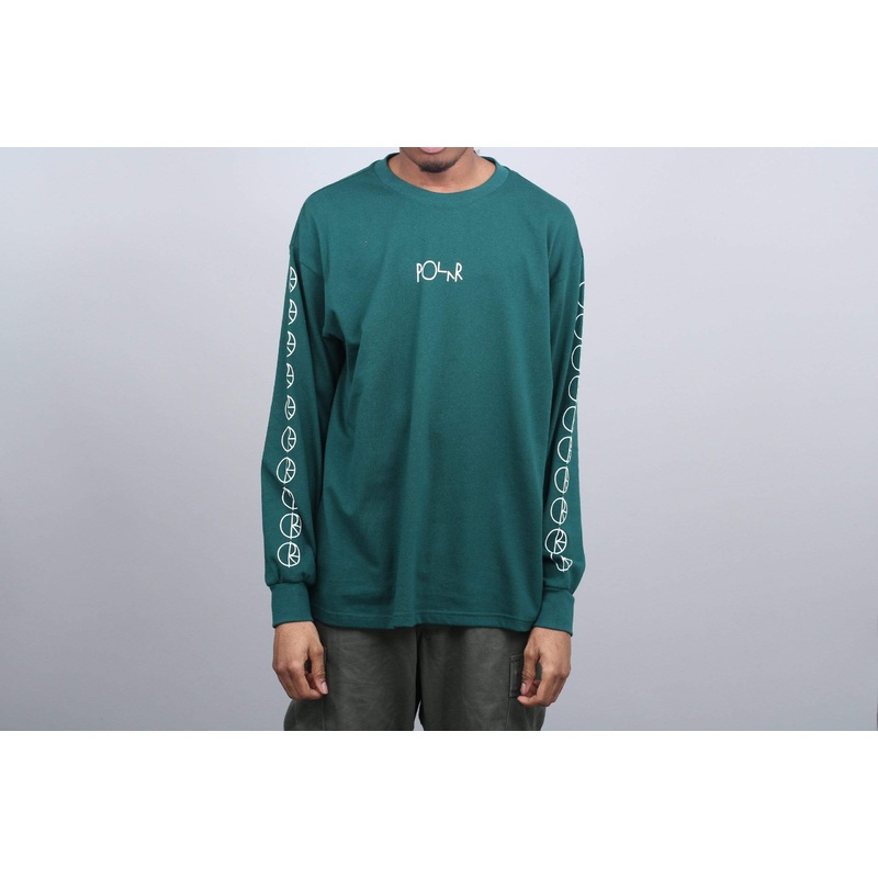 Polar Racing Longsleeve T-Shirt Dark Green Small