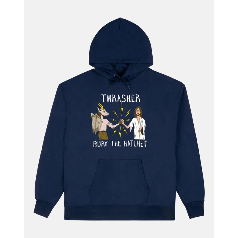 Thrasher X Toy Machine B.T.H Hood NAVY S