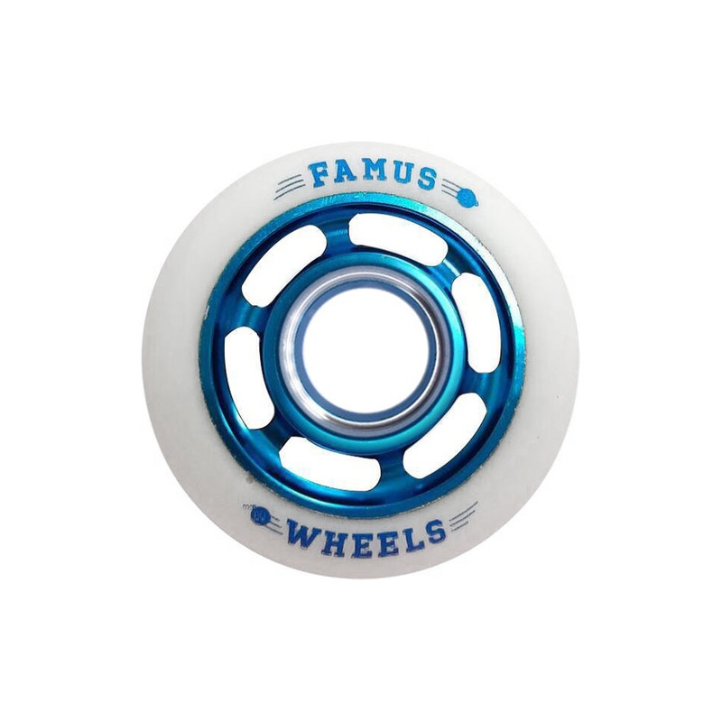 Metal Core 60mm white/blue 4-pack