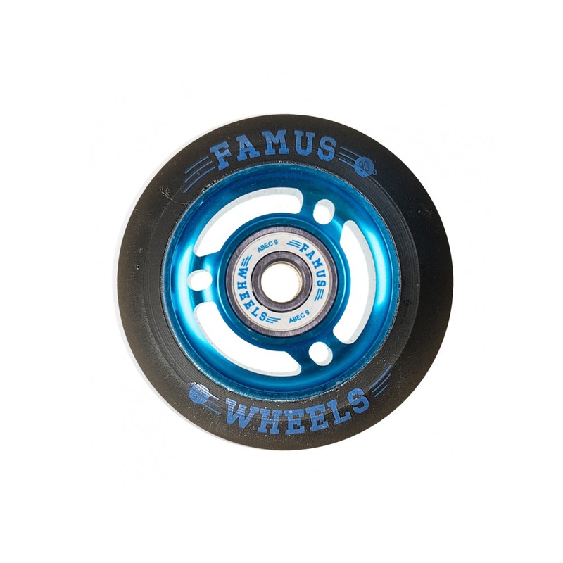 Metal Core 68mm black/blue + Bearings 4-pack