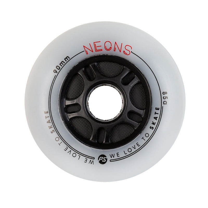 Neons 90mm/85A red 4-pack