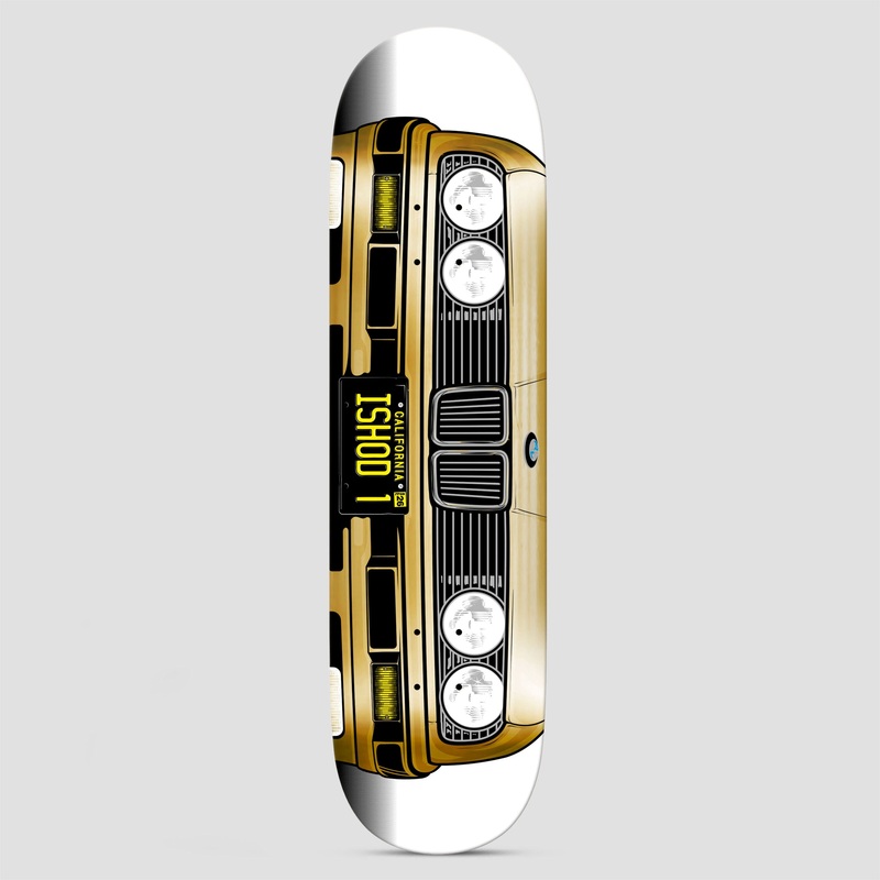 Real 8.25 Ishod Grille Ltd Skateboard Deck True Fit Gold Foil
