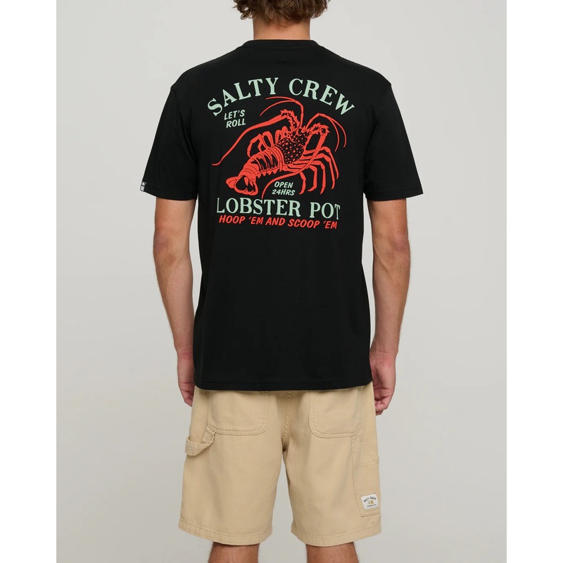 Salty Crew Lobster Pot Premium Tee Black S