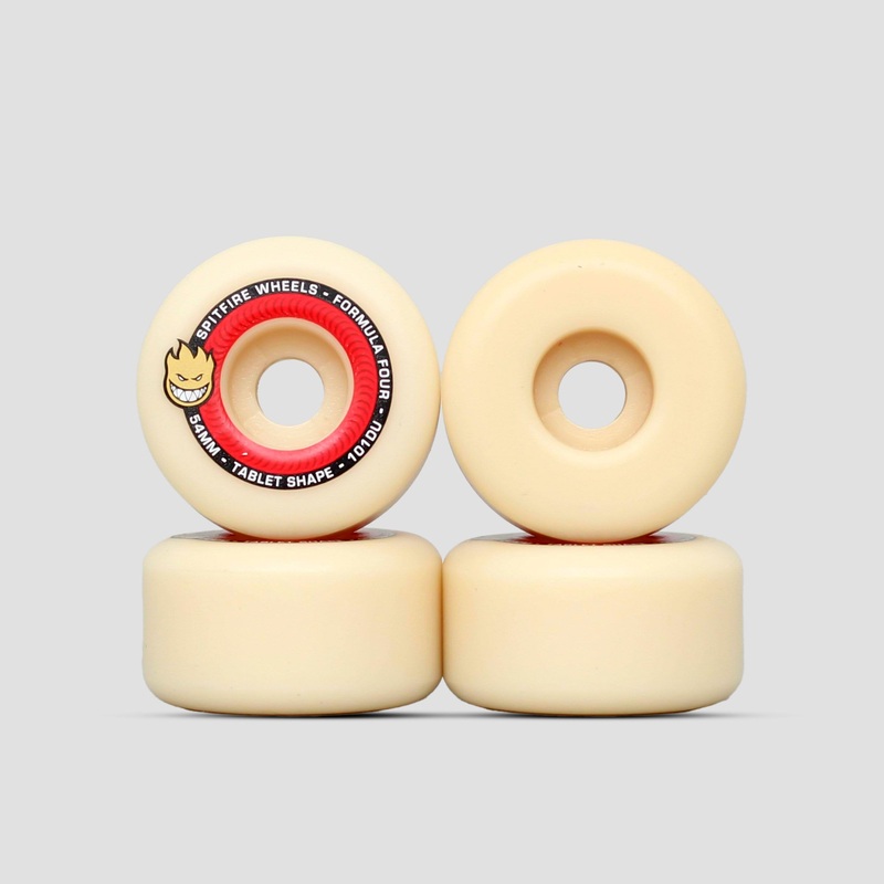 Spitfire 54mm 101DU Formula Four Tablet Wheels Natural