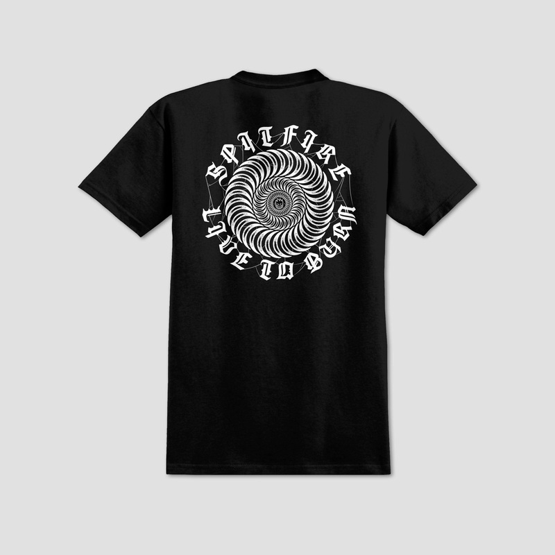 Spitfire Web Classic T-Shirt Black Small