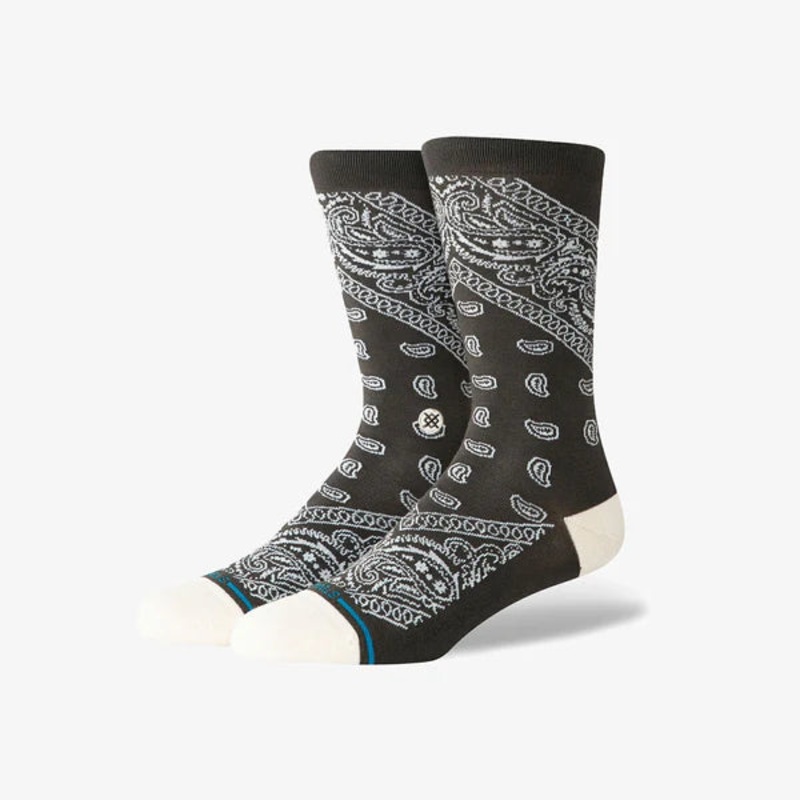 Stance Barrio Crew Socks WASHED BLACK M