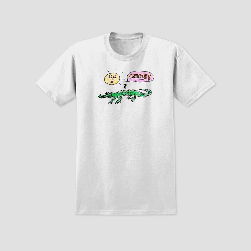 There Alligator T-Shirt White Small