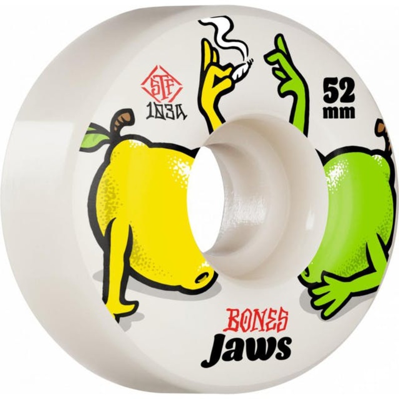 Bones STF Jaws Eazy Peazy V1 Standard Skateboard Wheels – 52mm 103a