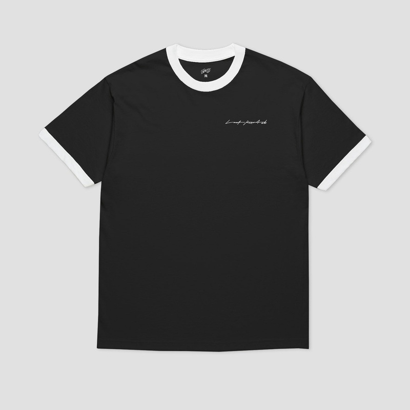 Last Resort AB Signature Ringer SS T-Shirt Black Small