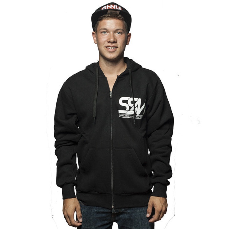Logo Zip Hoodie M
