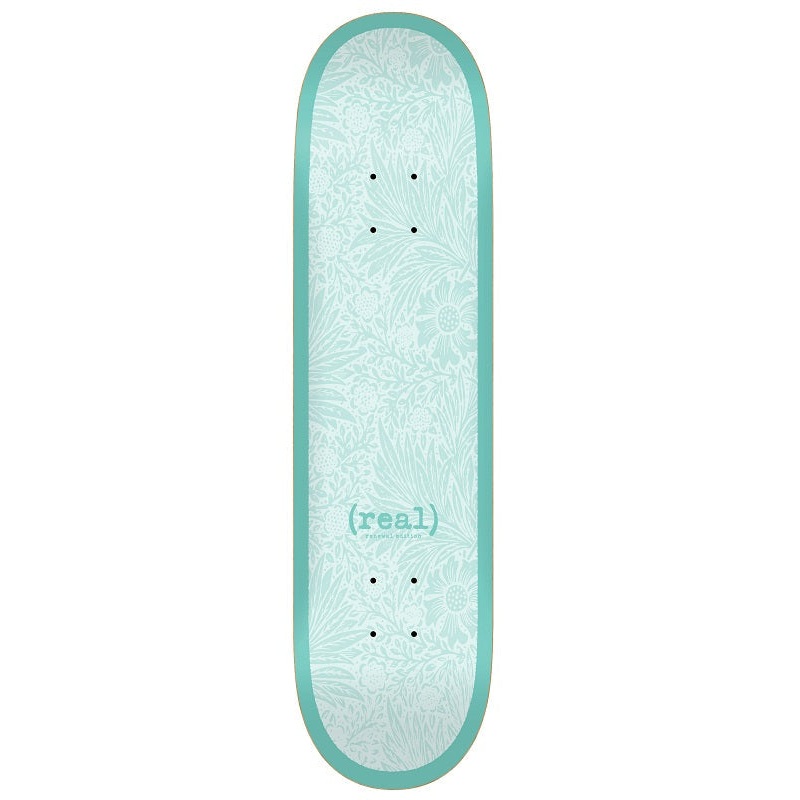Real Flowers Renewal Turquoise PP Skateboard Deck – 8.25″