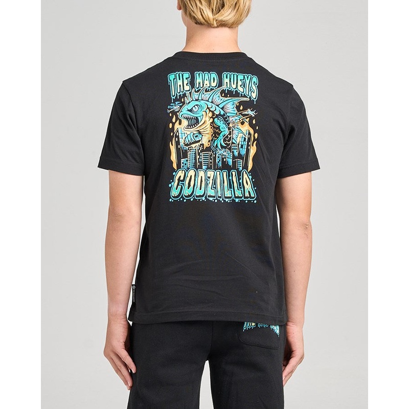 The Mad Hueys CODZILLA RETURNS | YOUTH SS TEE BLACK 6