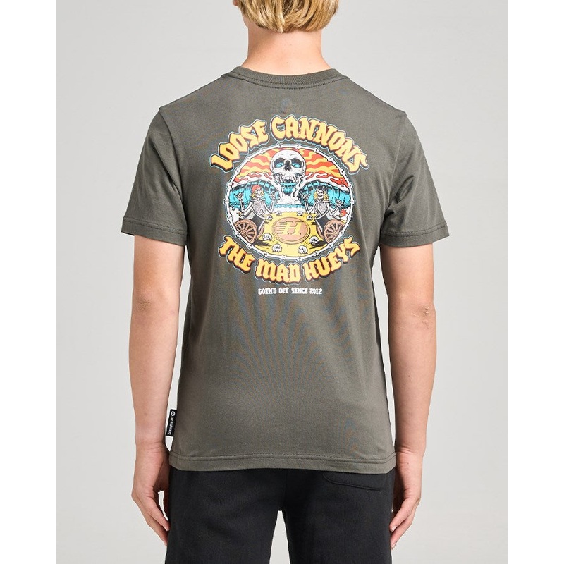The Mad Hueys LOOSE CANNONS | YOUTH SS TEE CHARCOAL 6