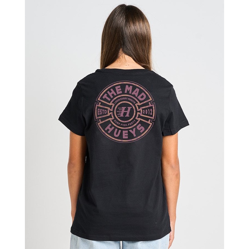 The Mad Hueys MAD SERIES | GIRLS SS TEE BLACK 6