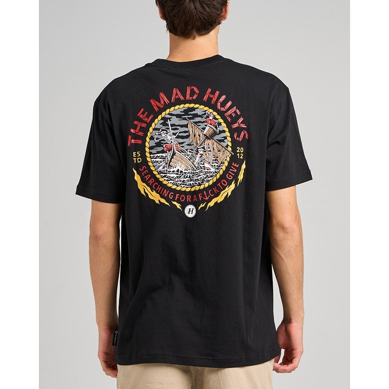 The Mad Hueys SEARCHING FOR SOME FKS | SS TEE BLACK S