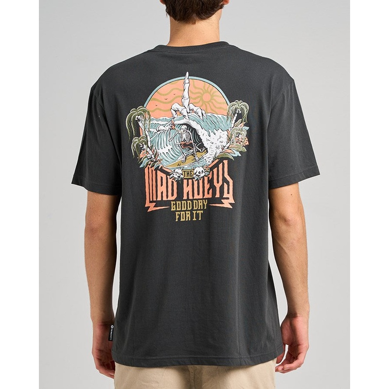 The Mad Hueys SHOEY SESH | SS TEE VINTAGE BLACK S