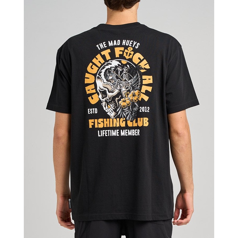 The Mad Hueys TROPIC CAUGHT FK ALL | SS TEE BLACK S