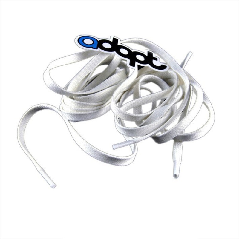 Waxed Laces White