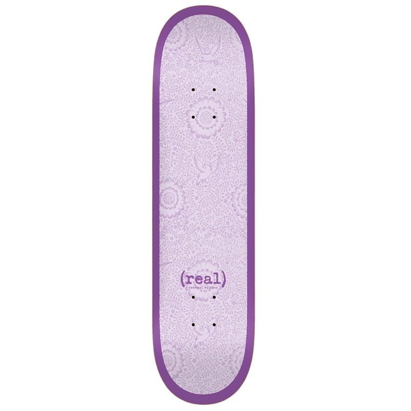 Real Flowers Renewal Purple PP Skateboard Deck – 8.5″