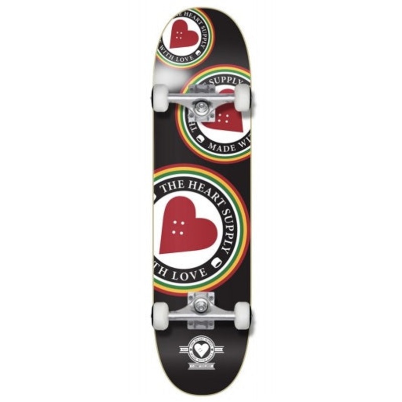 The Heart Supply Orbit Black Skateboard – 8.0″