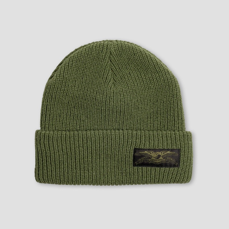 Anti Hero Stock Eagle Cuff Beanie Olive