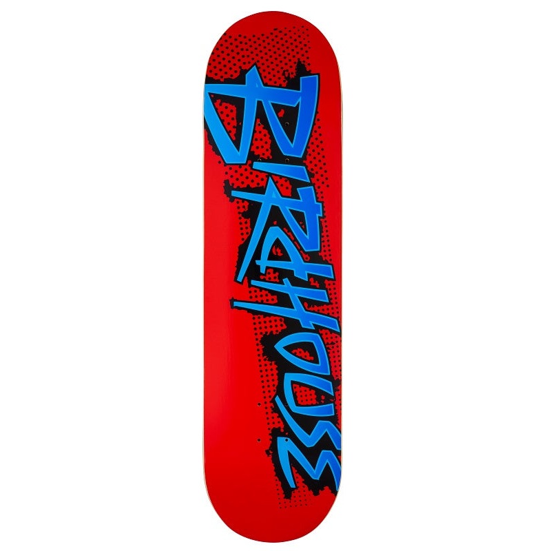 Birdhouse Splatter Logo Red Skateboard Deck – 8.25″